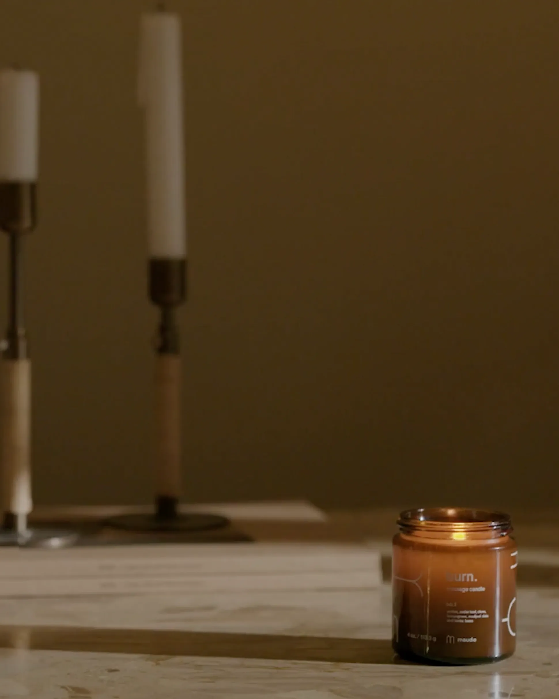Burn Bougie de Massage
