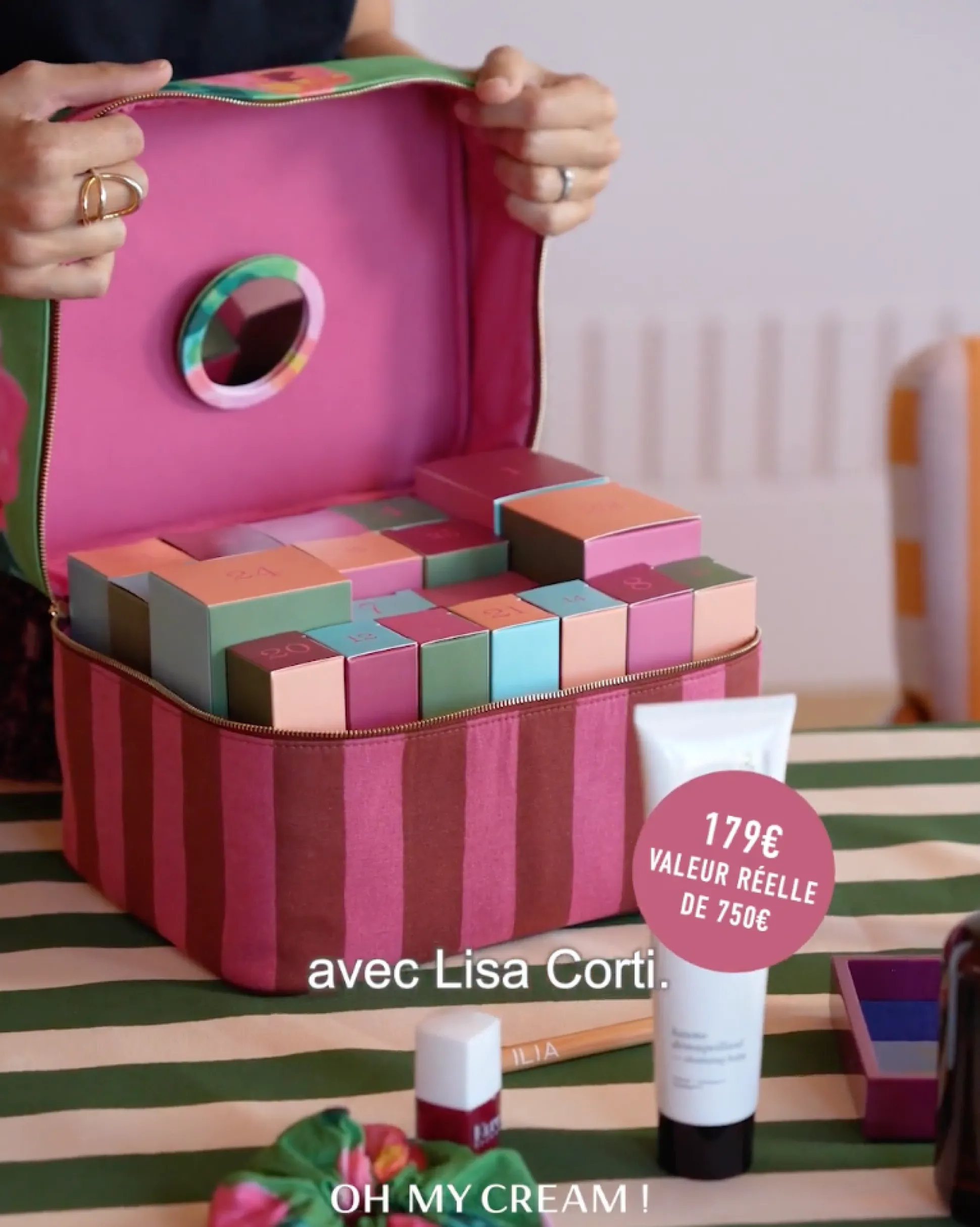 Calendrier de l'Avent Lisa Corti x Oh My Cream