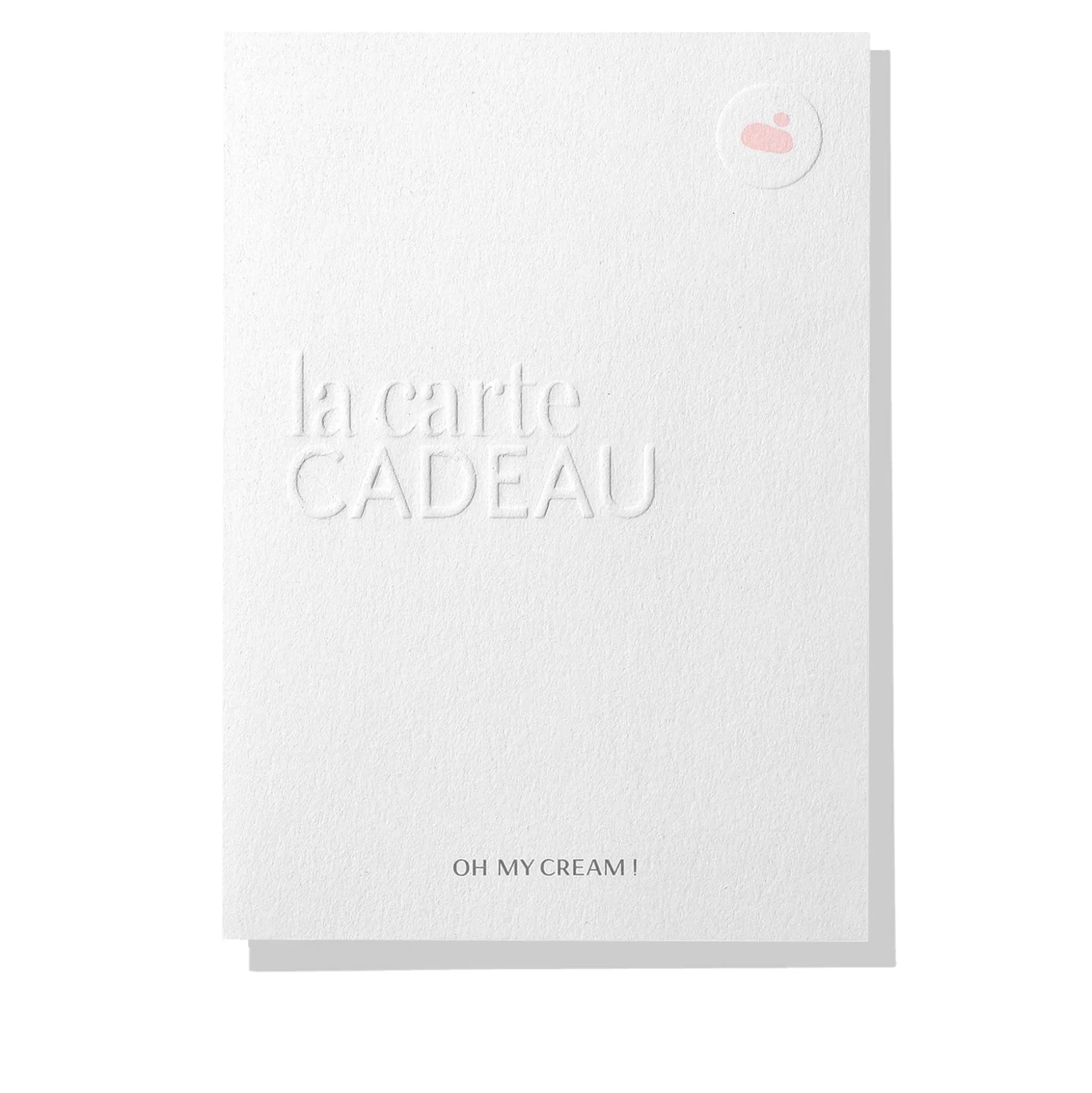 Carte Cadeau "Le Soin Repulpant" Oh My Cream Skincare